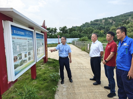 集團(tuán)公司就建設(shè)鈦石膏填埋場赴馬鞍山考察